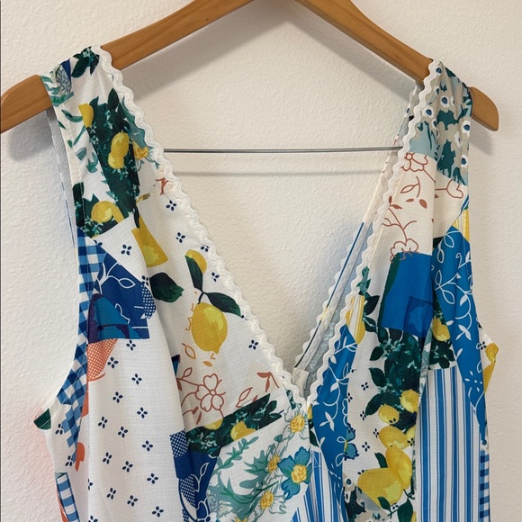 Floral Patchwork Maxi Dress - Picture 3 of 5